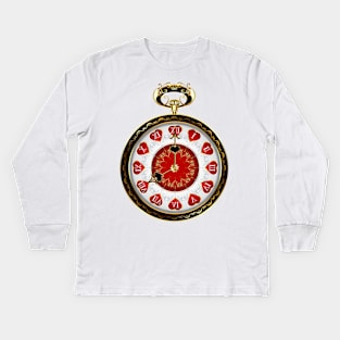 Steampunk pocket watch Kids Long Sleeve T-Shirt